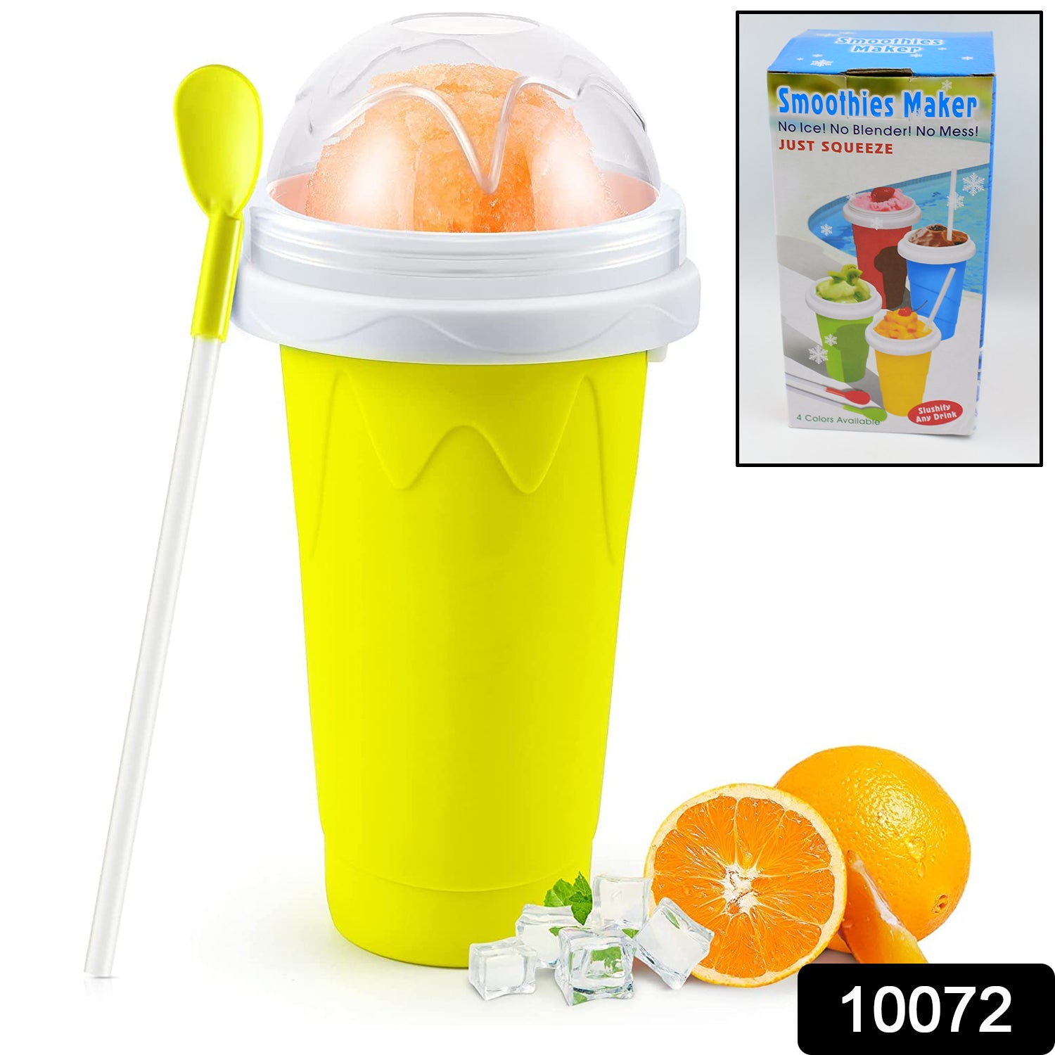 Smoothies Maker Cup Magic Quick Frozen Smoothies Cup Cooling Cup Double Layer Squeeze Cup Slushy Maker (1 Pc) Smoothies Maker Cup Magic Quick Frozen Smoothies Cup Cooling Cup Double Layer Squeeze Cup Slushy Maker (1 Pc)